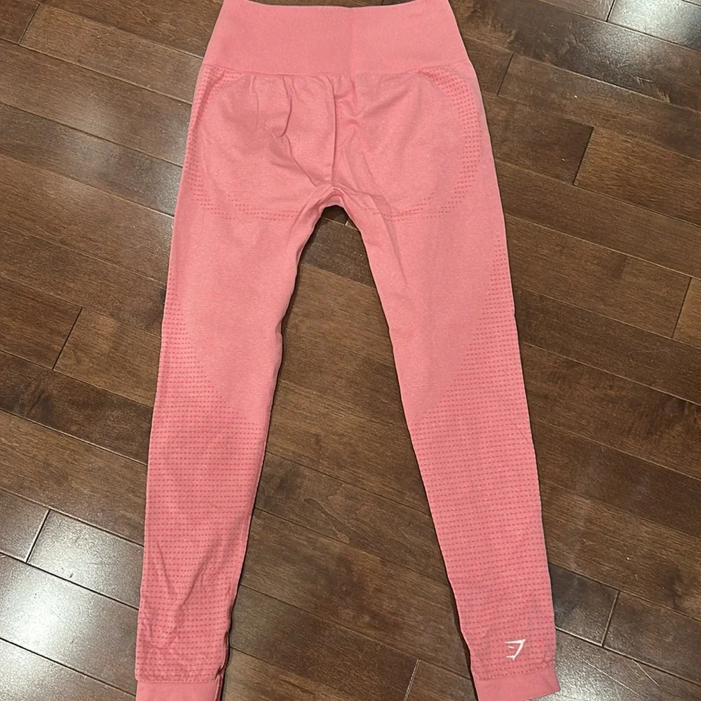 Gymshark Coral Pink Seamless Leggings